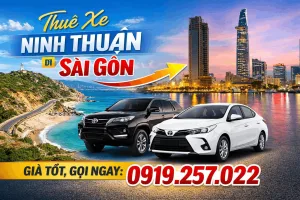 thuê xe ninh thuận đi sài gòn giá rẻ